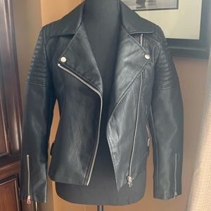 TOPSHOP faux leather jacket